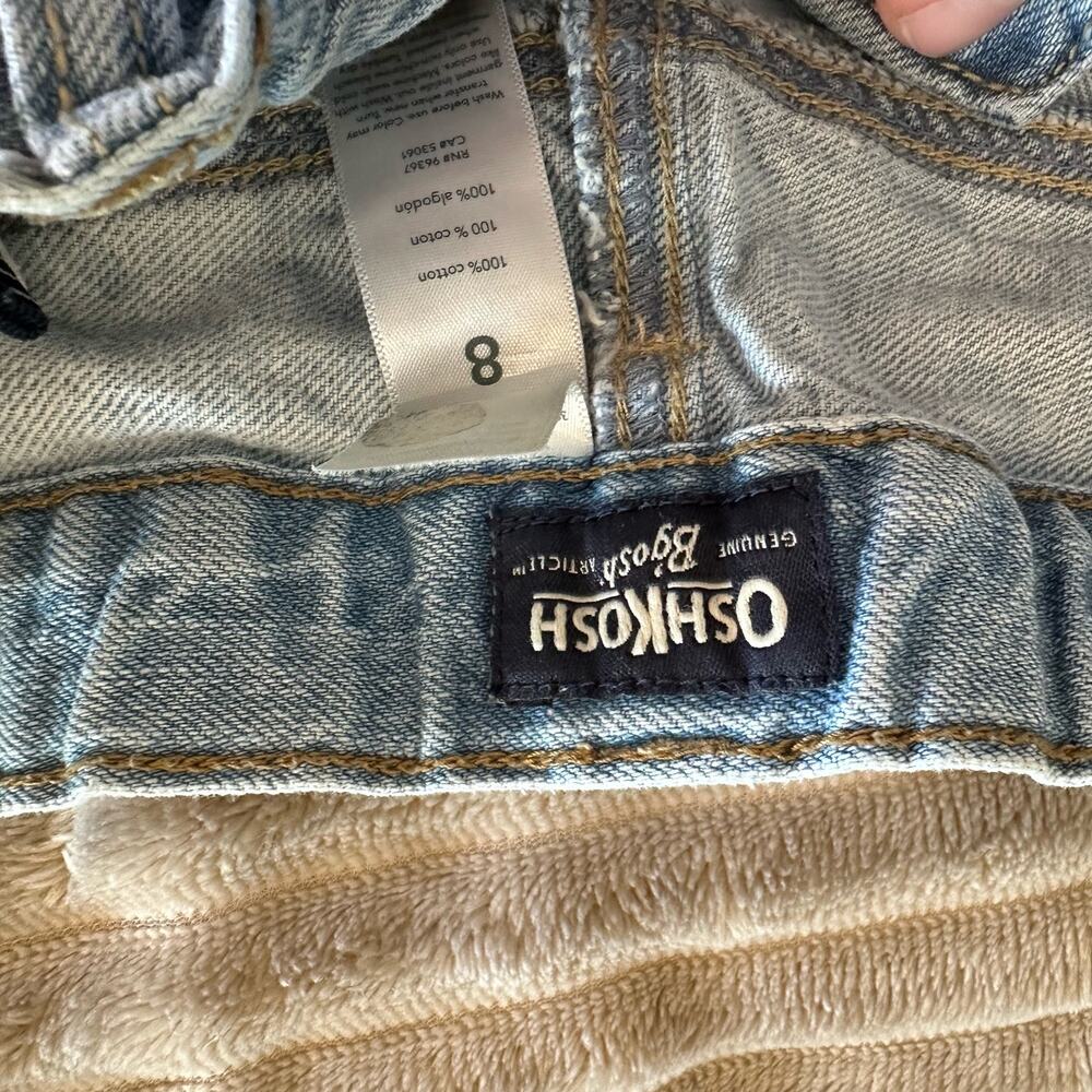 Oshkosh Boys Distressed Frayed Denim Shorts size 8 - Picture 3 of 3